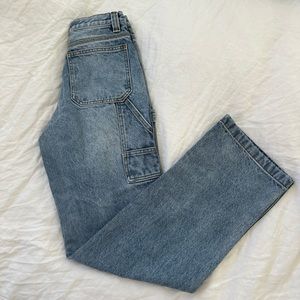 John Galt Light Blue Abbie Cargo Jeans